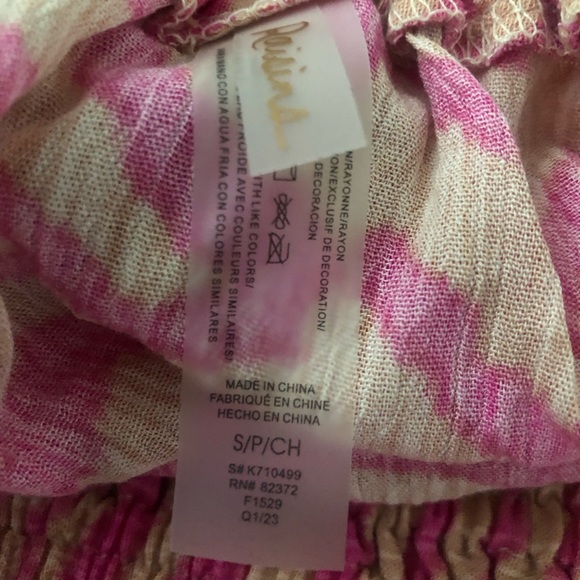 NWT JUNIORS RAISINS WEST COAST off the shoulder romper cover up . Size small - Picture 3 of 7